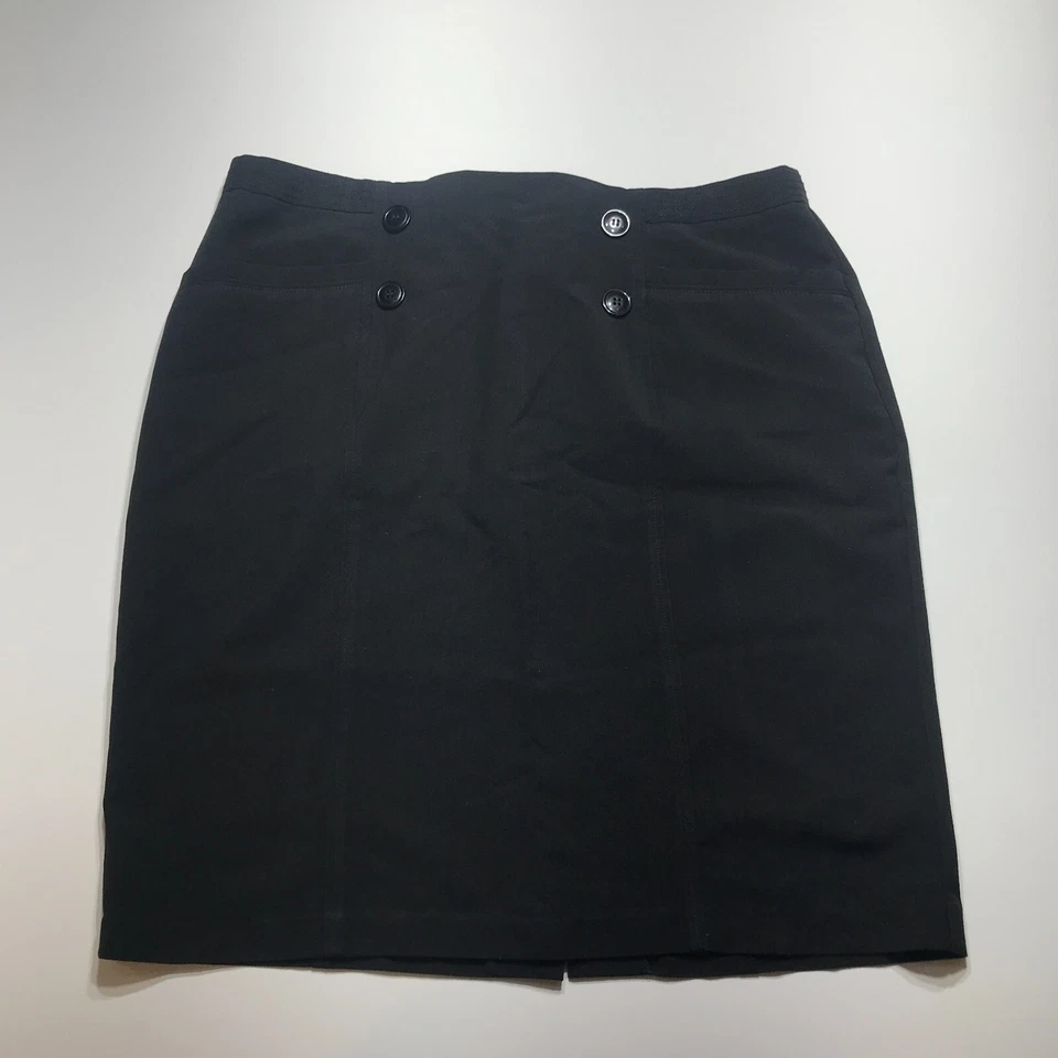 Falda 89th & Madison para mujer 14 elástica con bolsillos delanteros estilo marinero esencial Foto 1 de 4