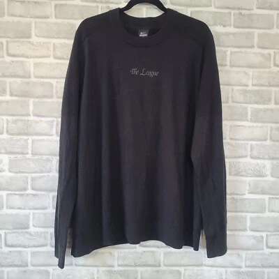 Nike Tiger Woods Wool Blend Golf Sweater The League XXL Black Knit Pullover - Image 1 of 4