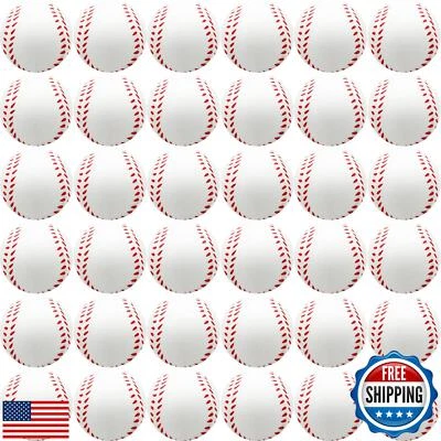 Oleitodh 60 Piezas Pelota de Béisbol Estrés, 2.5 Pulgadas Mini Apretar Espuma Béisbol Bul Foto 1 de 4