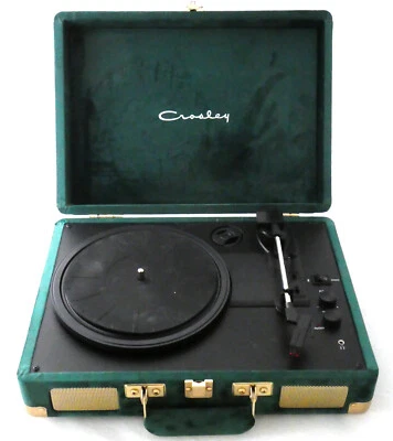 CROSLEY CRUiSER Plattenspieler Koffer mit grünem Samt - Bild 1 von 4