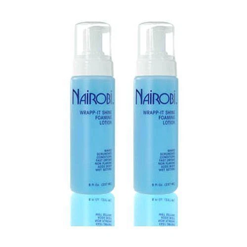 Loción espumosa Nairobi Wrapp-It Shine paquete de 2 8 oz Foto 1 de 1