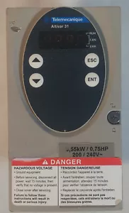 USED Telemecanique Altivar 31 ATV31H055M2 Inverter - Picture 1 of 9