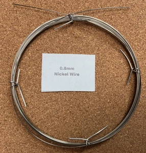0.8mm x 10m 21 SWG Nickel Wire Tig Weld Cast Iron Repair ERNi-1 Na32 Nickel 2Ti - Picture 1 of 1