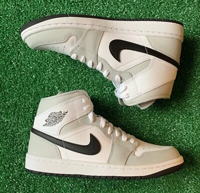 Nuevo Air Jordan 1 gris medio niebla para mujer talla 11W (9,5 para hombre) con caja original Foto 1 de 4