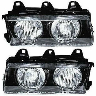 Nuevo conjunto de 2 faros halógenos laterales diestros y diestros para BMW 318i 318ti 320i Foto 1 de 4