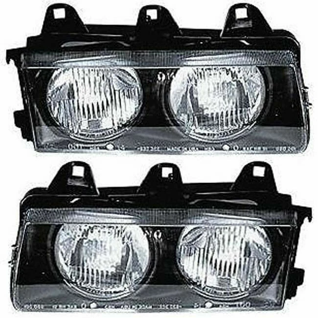 Nuevo conjunto de 2 faros halógenos laterales diestros y diestros para BMW 318i 318ti 320i Foto 1 de 4