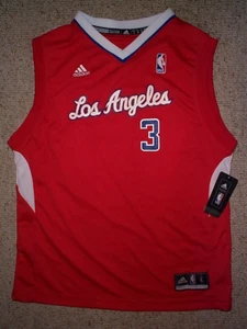 ($40) ADIDAS Los Angeles Clippers CHRIS PAUL nba Jersey YOUTH KIDS BOYS (L-LARGE - Picture 1 of 3