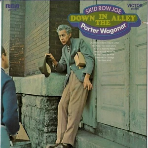 PORTER WAGONER as 'skid row joe" DOWN IN THE ALLEY u.s. RCA LP_orig 1970 N. MINT - Picture 1 of 4