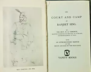INDIA RARA: LA CORTE Y EL CAMPAMENTO DE RANJEET CANTAN. POR W. G. OSBORNE 1979 SIKH RISE - Imagen 1 de 12