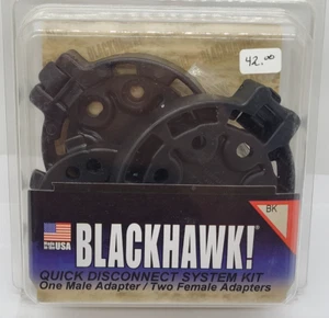Blackhawk Quick disconnect system kit 1 male & 2 female adapters Black SERPA QD - Picture 1 of 10