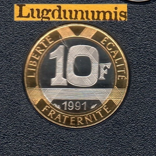 BE 1991 10 Francs Génie 1991 BE FDC 6 232 Exemplaires Provenant du Coffret BE - Photo 1/1