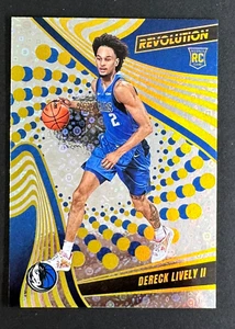 2023-24 Panini Revolution Dereck Lively II Blizzard Rookie RC #120 Mavericks - Picture 1 of 2