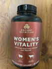 Ancient Nutrition Women's Vitality Supplement 180 Caps Exp 2/25+ 1E