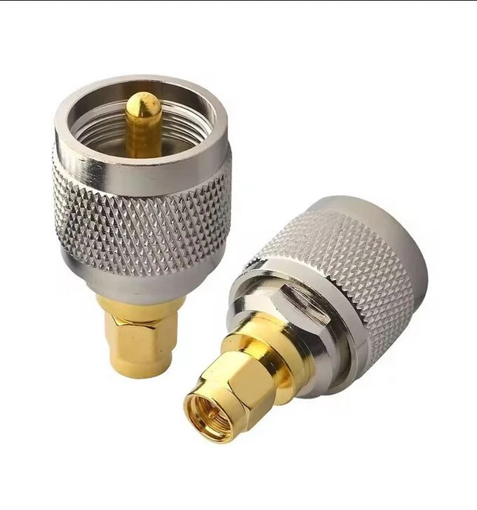 MCR COMMUNICATIONS PL259 PLUG TO SMA MALE PLUG ADAPTOR ONE