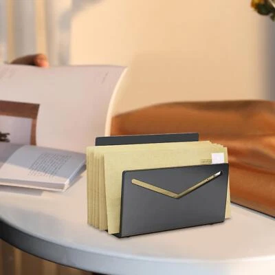 Porta-correio acrílico organizador de cartas arquivo envelope suporte classificador de correio - Imagem 1 de 4