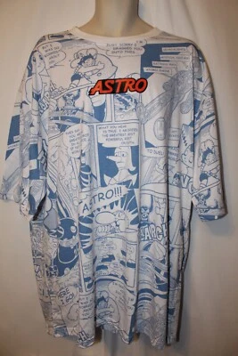 mens southpole astro boy t-shirt 4XB nwt comic strip panels blue - Image 1 of 3