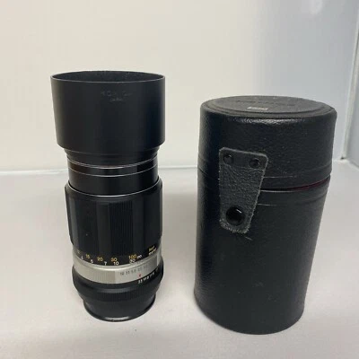 Teleobjetivo Konica Hexanon AR 135 mm f/3,5 MF Prime con tapa trasera de colección extender Foto 1 de 4