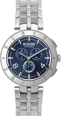 Reloj cronógrafo Versus Versace para hombre azul 44 mm logotipo Gent S76130017 Foto 1 de 2