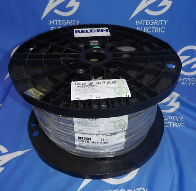 NOS Spool of 1000FT Belden 9536-060-1000 6 cond; 24AWG; Strand (7X32); Foil s... - Image 1 of 2