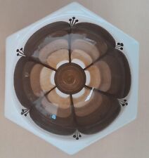 JERSEY POTTERY Retro Hexagon Shaped Trinket Dish, Ash Tray