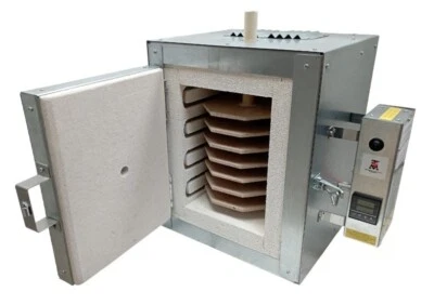 7 Manual Rotating Shelves, 12L Chamber, Table-top, Programmable Kiln 1100C/2012F - Image 1 of 4