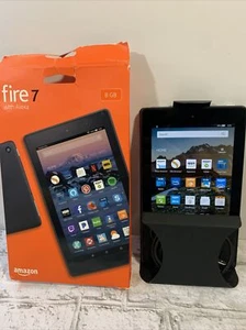 Amazon Fire 7 w/ Alexa Tablet 7in Display 7th Generation 8GB WiFi (Black) Great - Picture 1 of 10