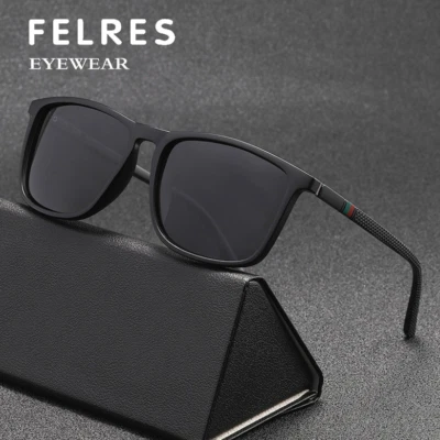 Hombres Mujeres TR90 Gafas de sol cuadradas polarizadas Deporte Exterior Conducción Pesca Gafas Foto 1 de 4