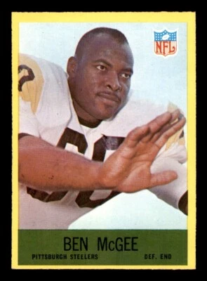 1967 Philadelphia Football #154 Ben McGee EX/MT *e3 - Image 1 of 2