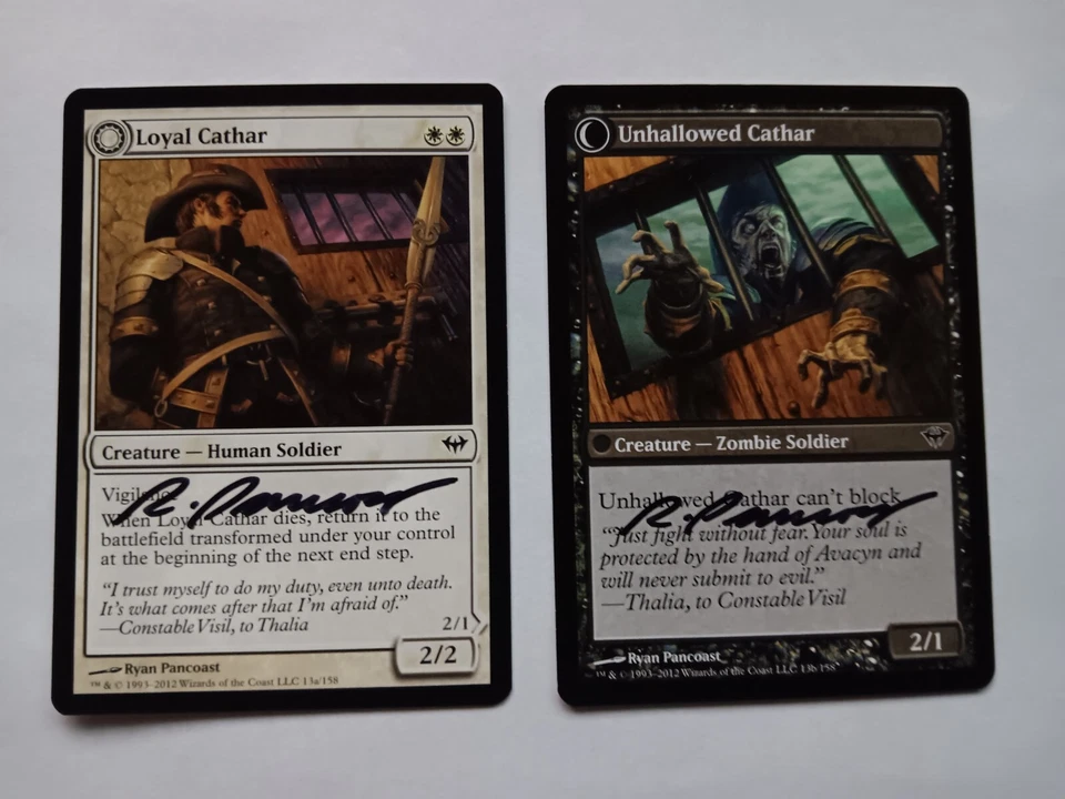 Loyal Cathar   Unhallowed Cathar  Artist proofs  Dark Ascension  Ryan Pancoast - Image 1 of 1