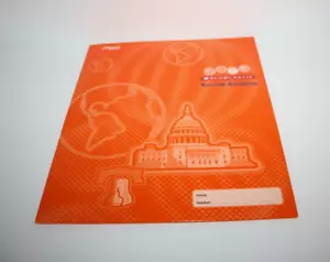 Mead 2 Taschen Social Studies Ordner orange 2003 Karten State Abkürzung & Capitals - Bild 1 von 4