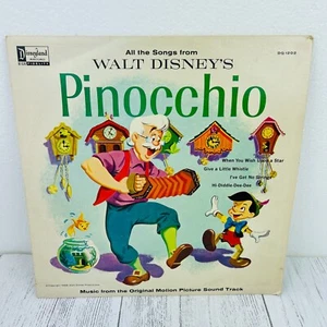 Walt Disney's Pinocchio Vintage 1960s Disneyland Ride DQ-1202 Vinyl LP - Picture 1 of 7