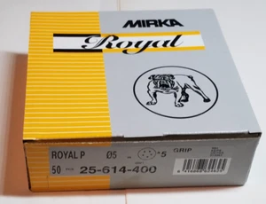 Mirka 400er Körnung 5 Loch Klett Rückseite Schleifpapierscheiben 50 Schleifscheiben Findland - Bild 1 von 11