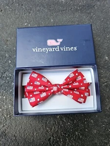 Vineyard Vines Fliege Hals USA Flaggen & Sterne rot NEU - Bild 1 von 3