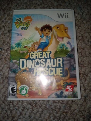 Nintendo Wii : Go, Diego, Go!: Great Dinosaur Rescue VideoGames - Image 1 of 3