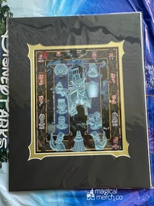 2022 Disney Parks Haunted Mansion Character Letters "H" Art Print Kenny Yamada - Picture 1 of 1