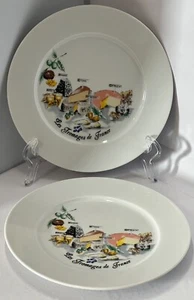 Revol La Porcelaine Cheese Salad Plates 7-1/2” France Excellent Used Condition - Picture 1 of 2