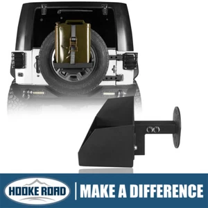 Hooke Road Spare Tire Jerry Can Holder w/Tall Tray For Jeep Wrangler TJ JK JL - Picture 1 of 16