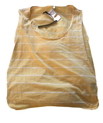 NUEVO CON ETIQUETAS O'Neill 12411003 Melinda Tank Stripe Island Revoulution Yema Top Talla Pequeña Foto 1 de 4