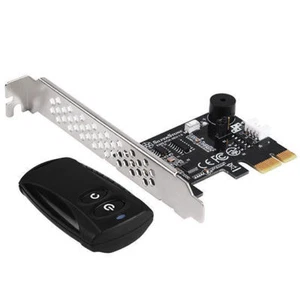 Silverstone SST-ES02-PCI-E RF Wireless PC Fernbedienung Schalter Kit Case Panel - Bild 1 von 4