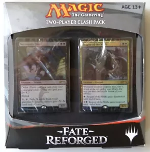 Fate Reforged MtG sealed TWO-PLAYER CLASH PACK 60 Card Deck x 2 Box - Picture 1 of 2