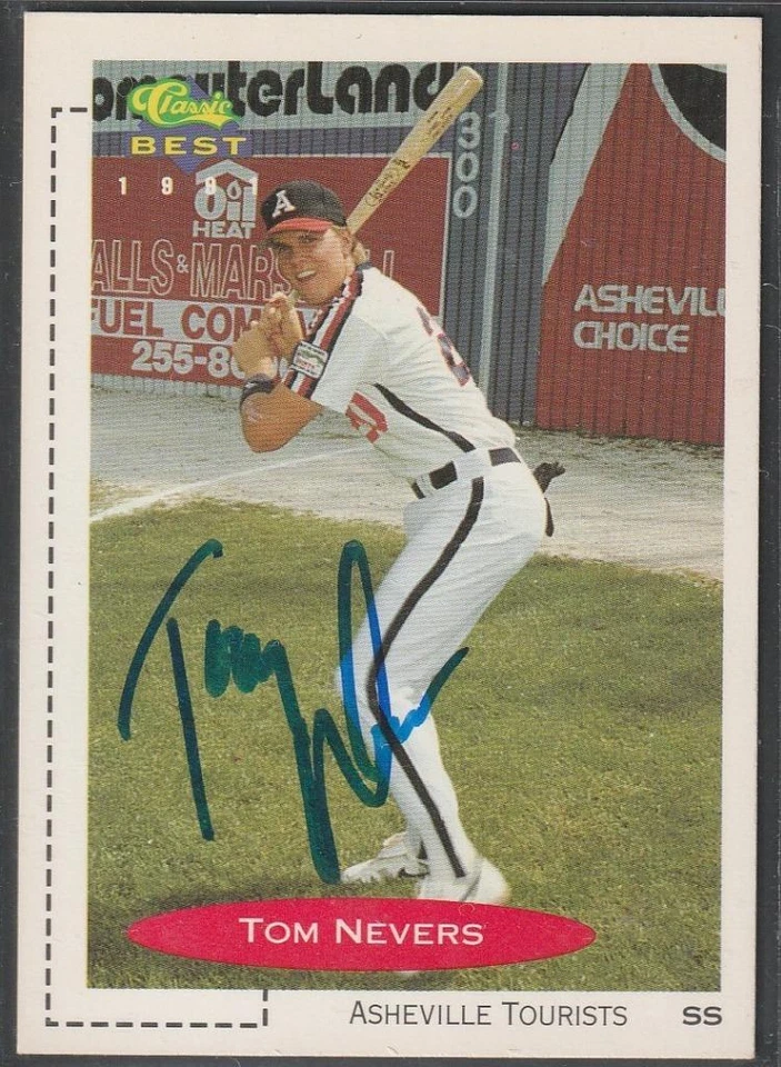 Original Autograph, Tom Nevers; Jackson Generals, 1991 Classic Best #201 - Image 1 of 2
