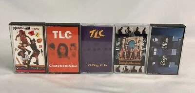 Cassette Tape Lot x5 TLC CrazySexyCool Tip Creep BOYZ 2 MEN Cooleyhighharmony 2 - Image 1 of 4