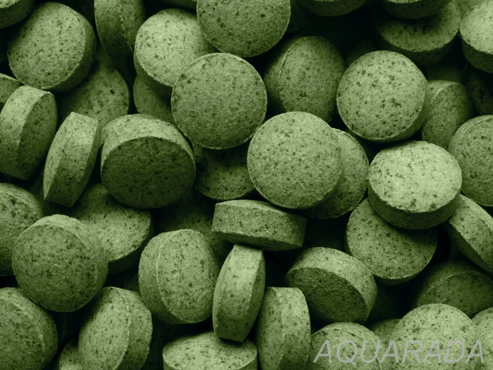 Pflanzenbodentabletten.500ml Futtertabletten.Welstabletten Garnelenfutter