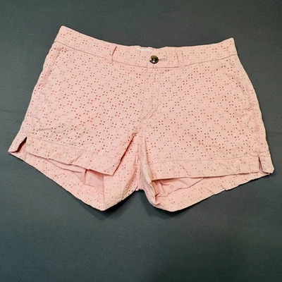 Pantalones cortos para mujer Old Navy talla 6 Everyday naranja melocotón tiro medio 100 % algodón Foto 1 de 4