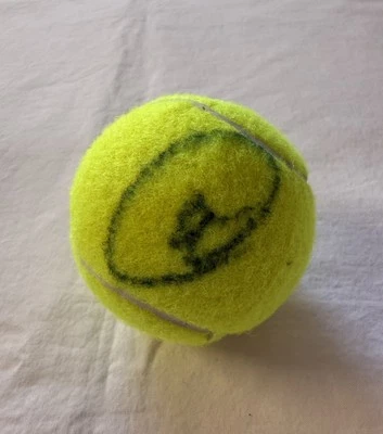 Pelota de tenis firmada autografiada Novak Djokovic certificado de autenticidad TSA Foto 1 de 4