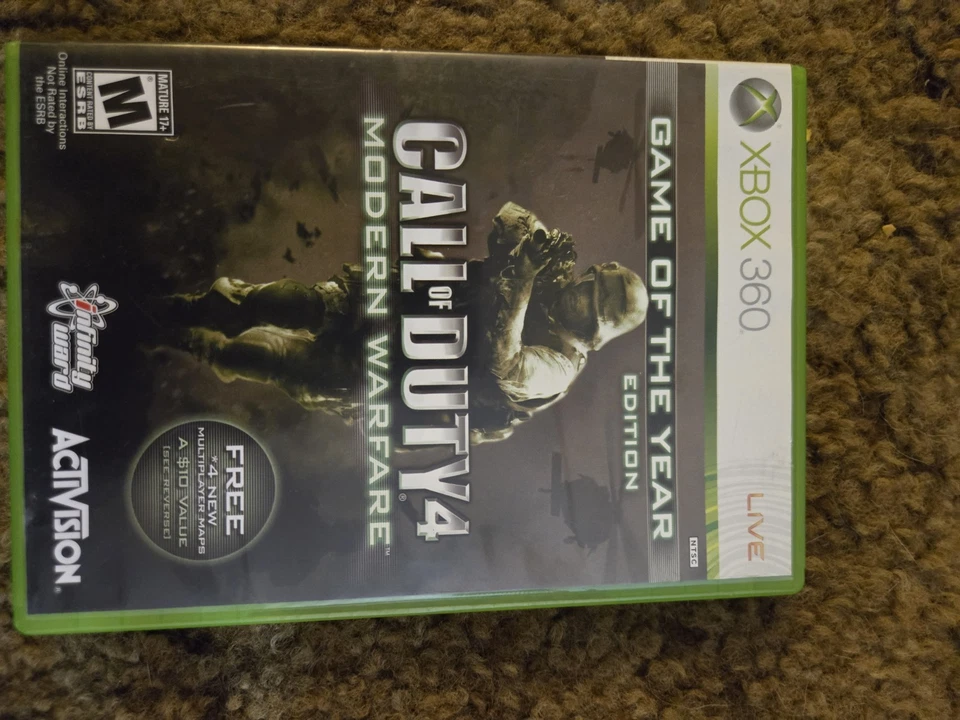 Call of Duty 4: Modern Warfare (Microsoft Xbox 360, 2007) - Image 1 of 1