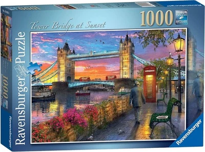 Ravensburger 15033 Jigsaw Puzzle 1000 pcs. Tower Bridge at Sunset 70 x 50cm. NEW - Image 1 of 4