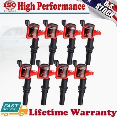 Para Ford Mustang Explorer 2005-2008 4,6 L V8 8x bobinas de encendido alto rendimiento Foto 1 de 4
