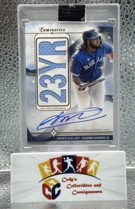Vladimir Guerrero Jr /15 SSP Patch AUTO 2023 Topps Luminaries Home Run Kings - Picture 1 of 11