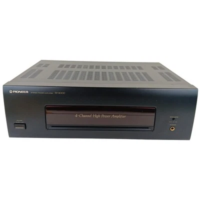 Amplificador de Potencia Estéreo De Colección Pioneer M-4000 4 Canales Negro 120V 320W 1997 Foto 1 de 4